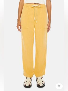 MOTHER Drawstring-Fastening Straight Trousers size 26
